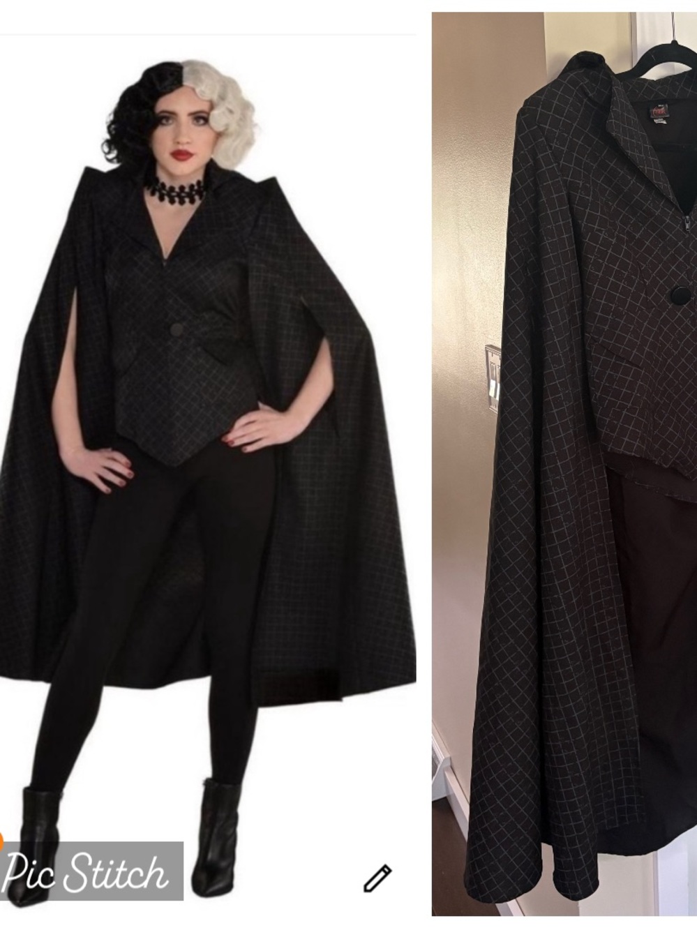 Disney’s Cruella caped vest